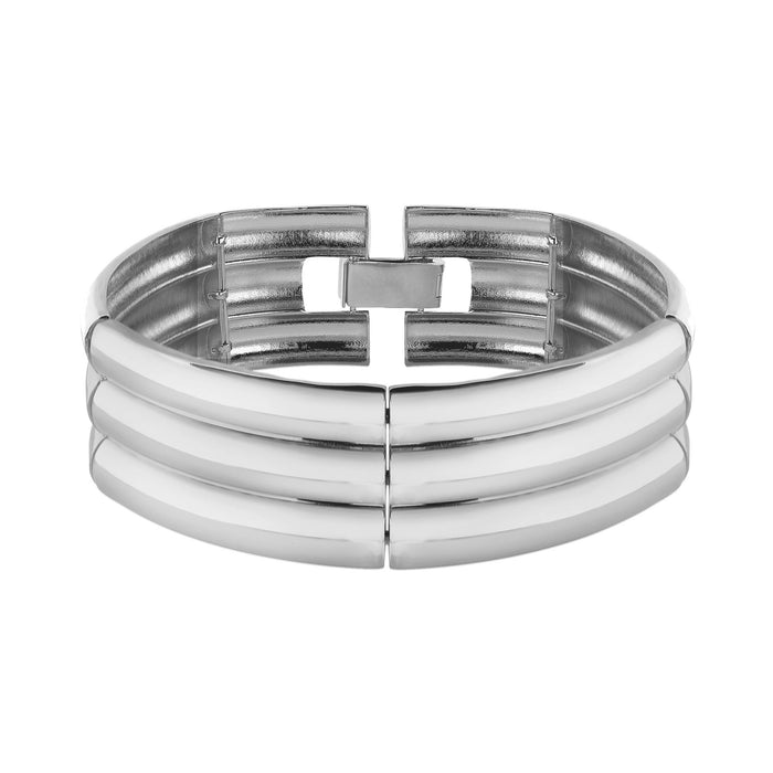 AMORA SILVER CUFF NECKLACE