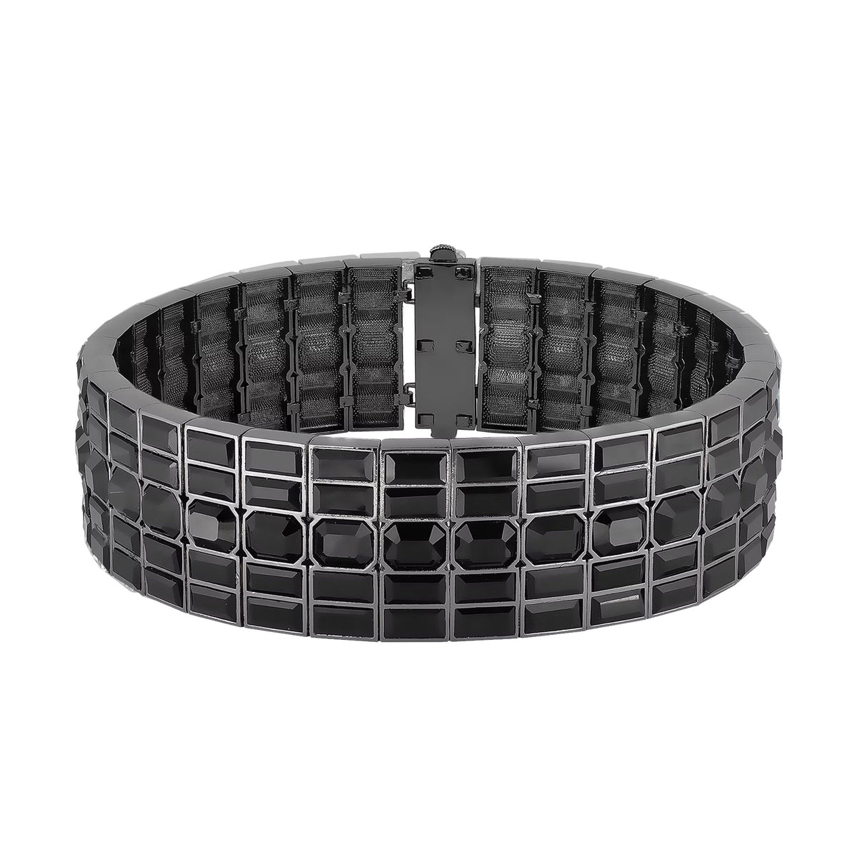 HIVA BLACK CUFF NECKLACE