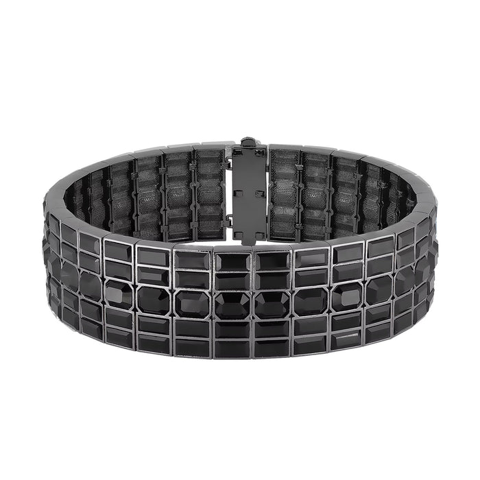 HIVA BLACK CUFF NECKLACE