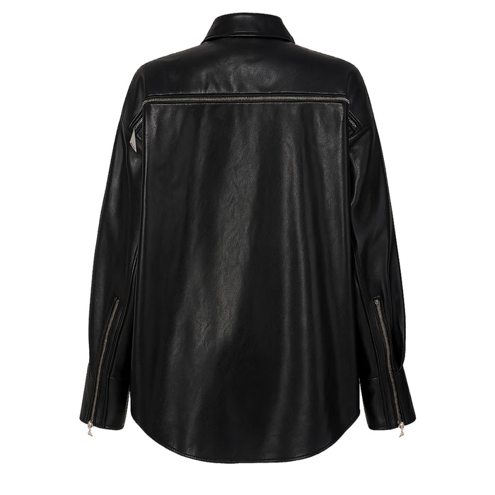 JOLIE LEATHER SHIRT
