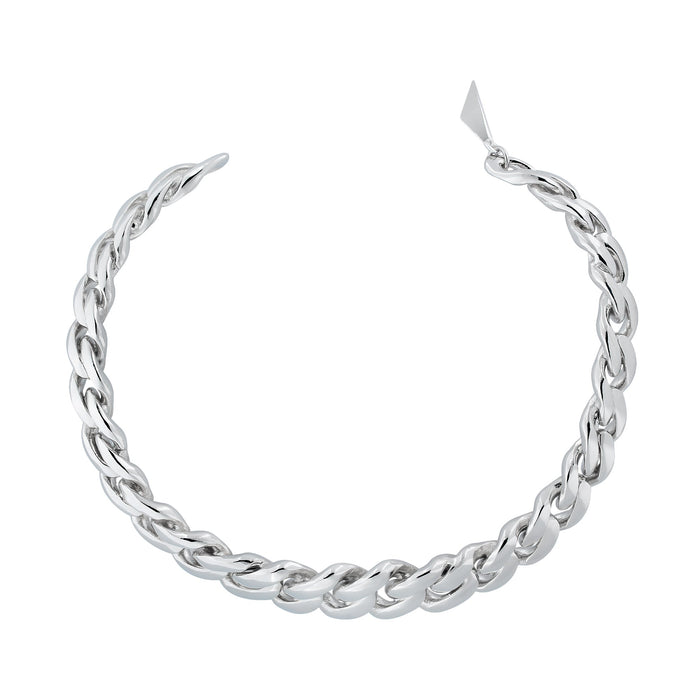 PATROW SILVER CUFF NECKLACE
