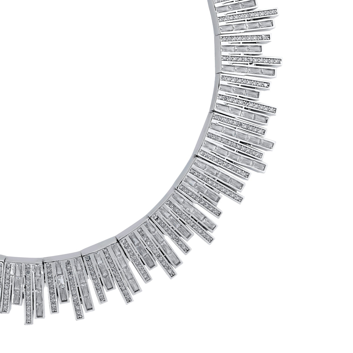 TALIS SILVER CUFF NECKLACE