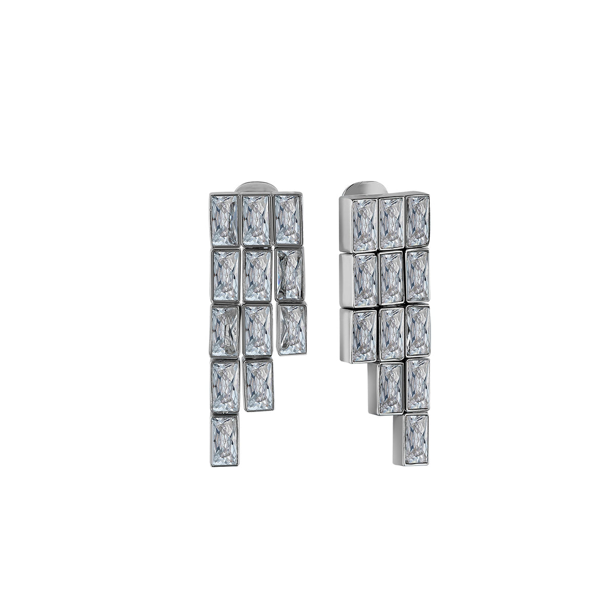 LEILA SILVER EARRINGS