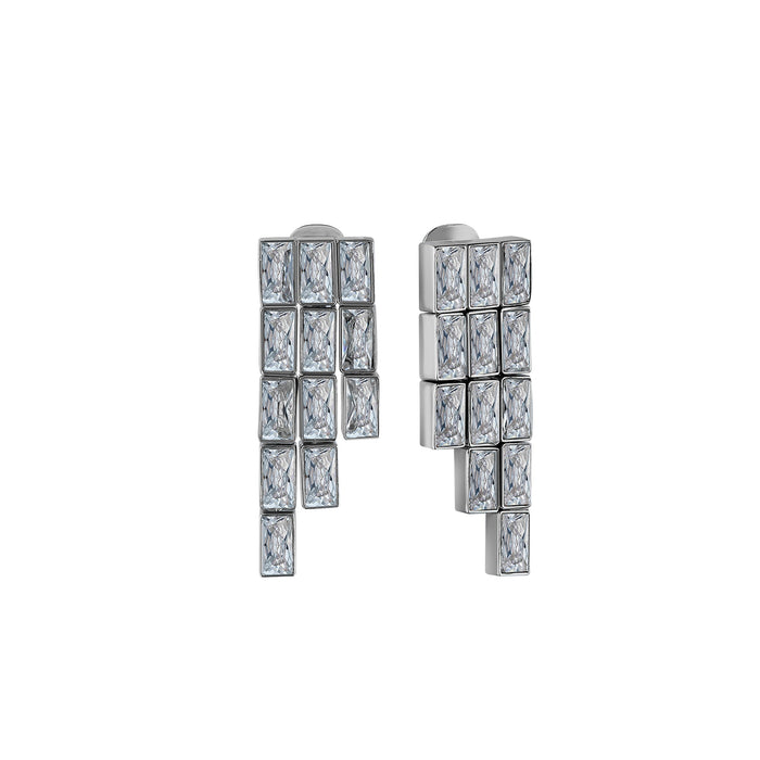 LEILA SILVER EARRINGS