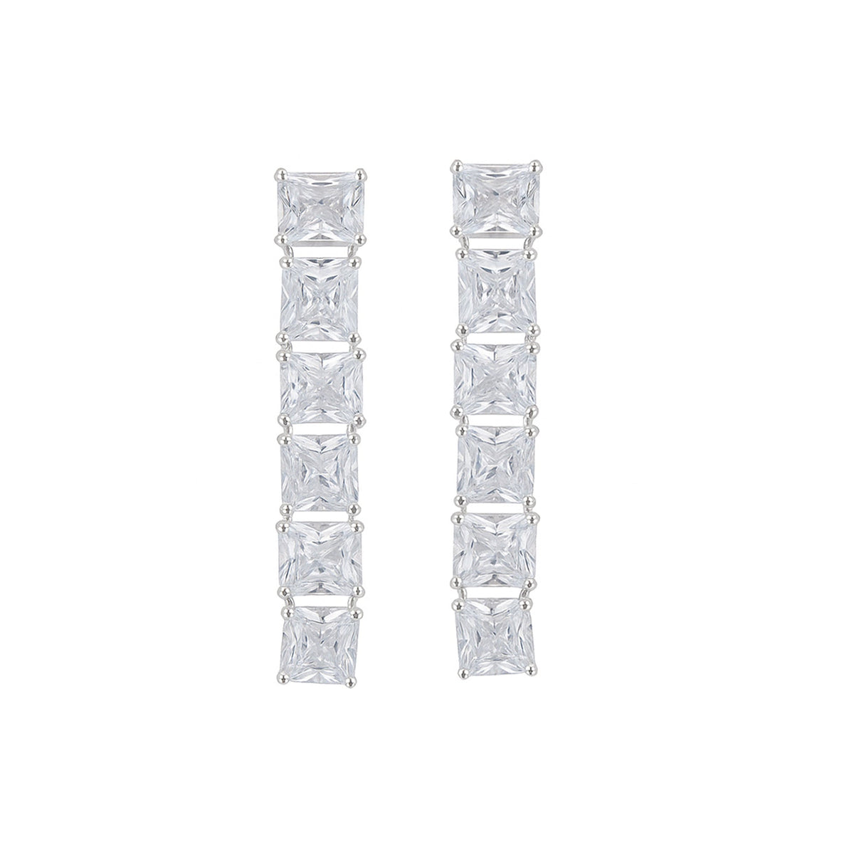 LUCIA SILVER EARRINGS