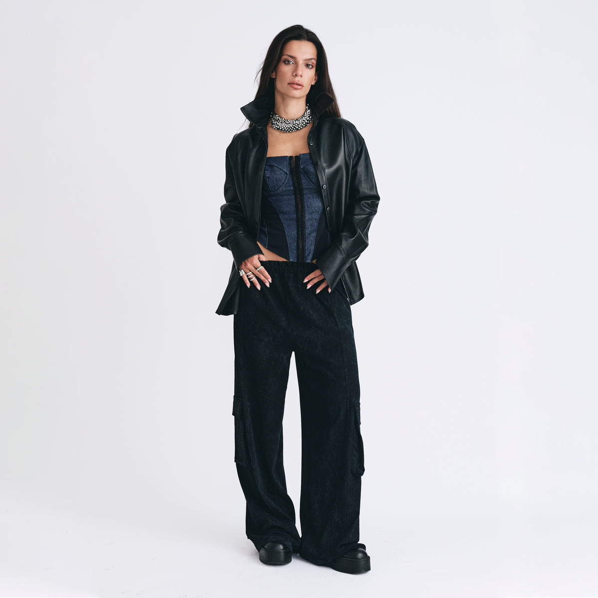 JOLIE LEATHER SHIRT