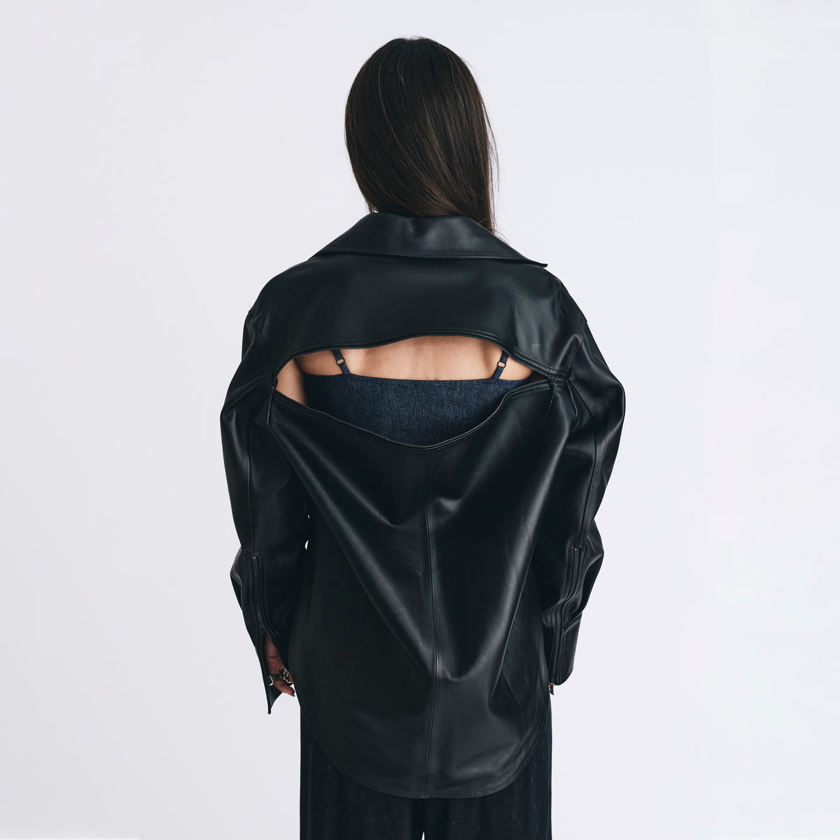 JOLIE LEATHER SHIRT