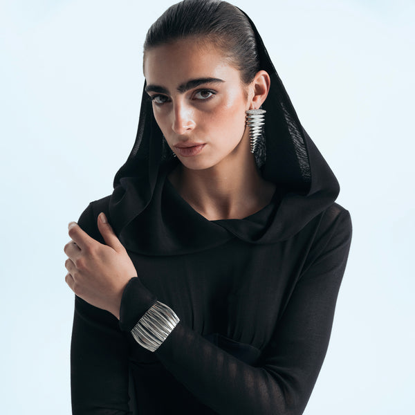 SAHRA SILVER EARRINGS