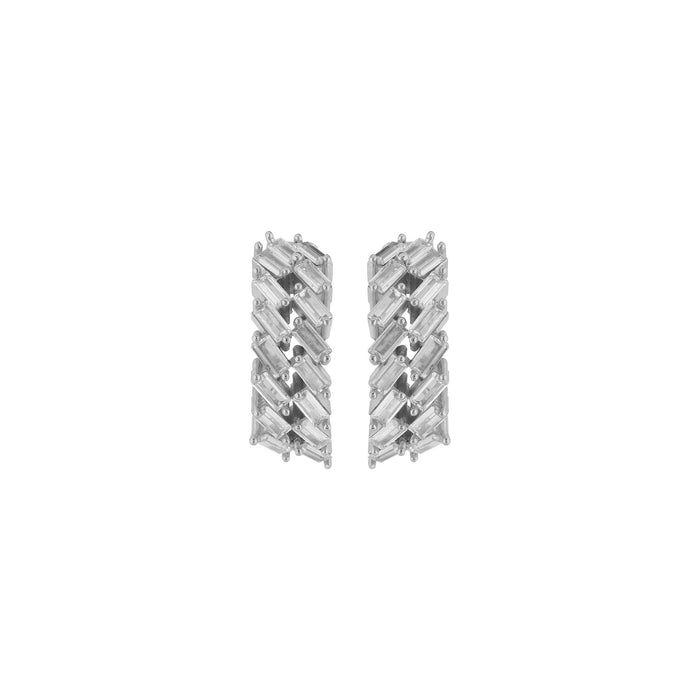 NYX SILVER EARRINGS