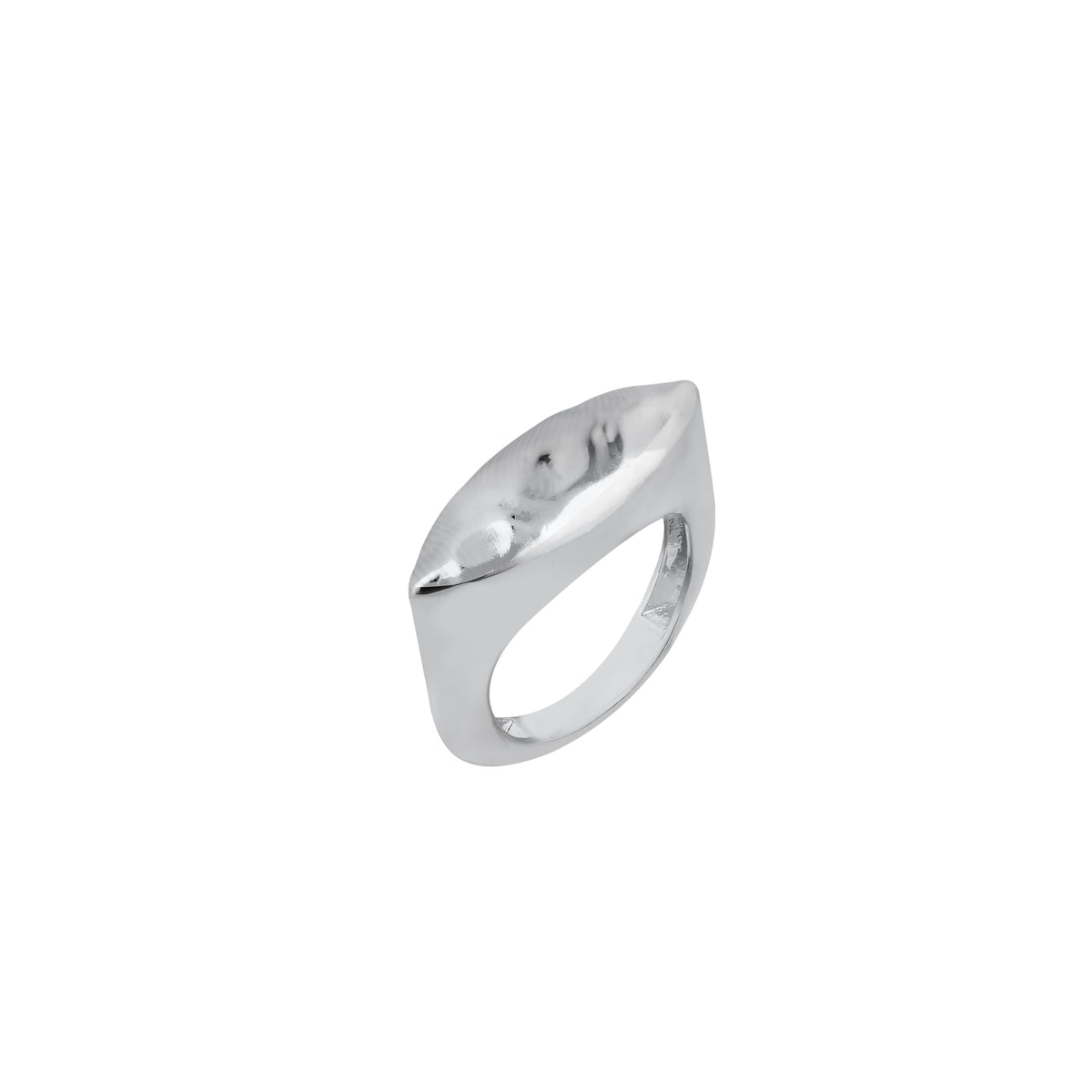 ASRA MATTE SILVER RING