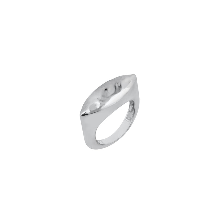 ASRA MATTE SILVER RING