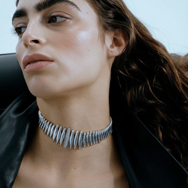 SAHRA GOLD CUFF NECKLACE