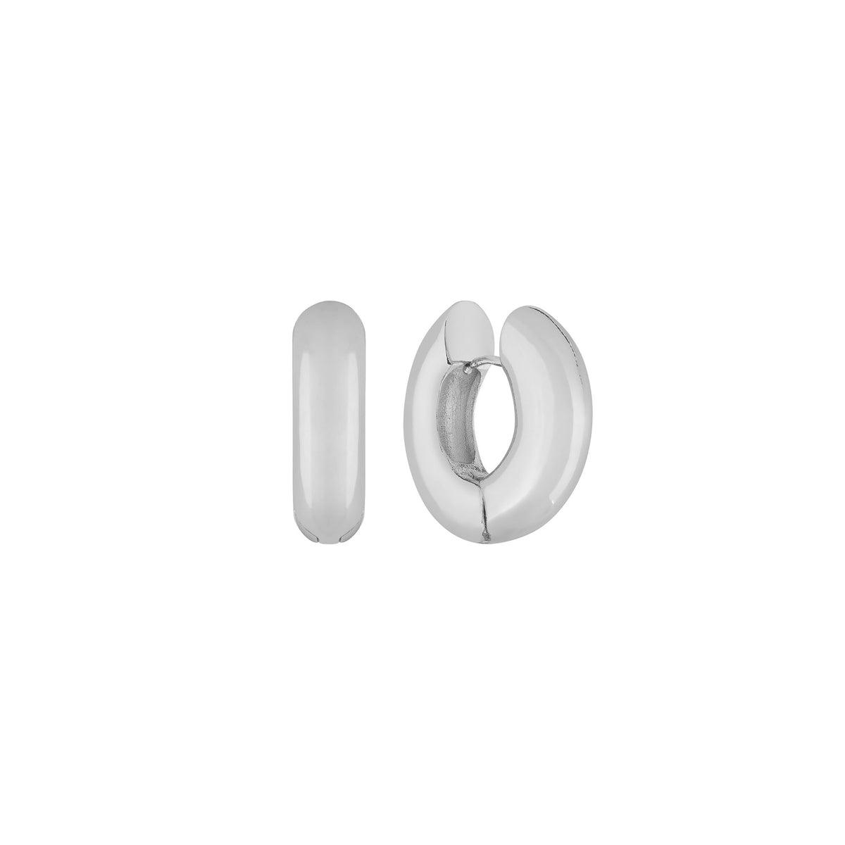 VOYA XGRAND SILVER EARRINGS